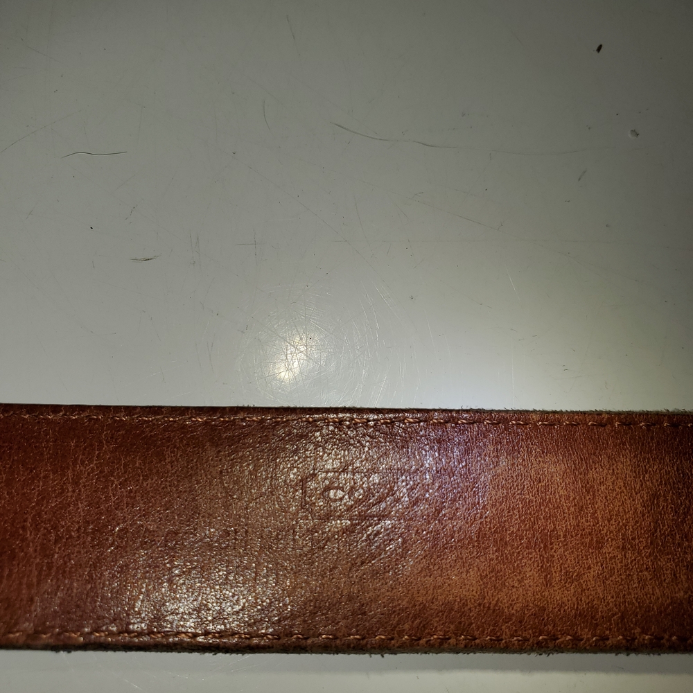 Coach Black and Brown Leather Belt - Picture 8 of 8